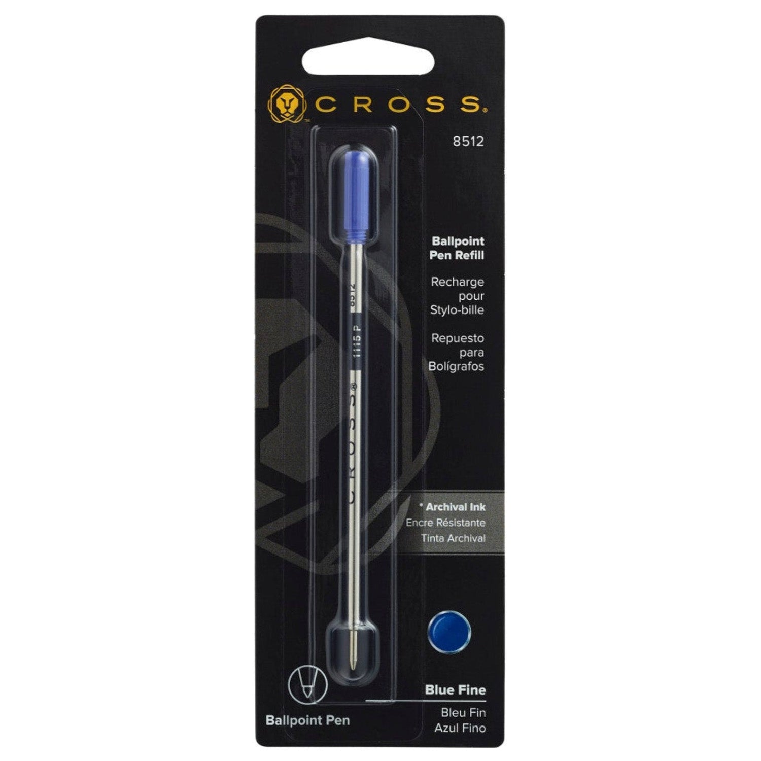 Cross Ballpoint Pen Refill (Blue - F) 8512