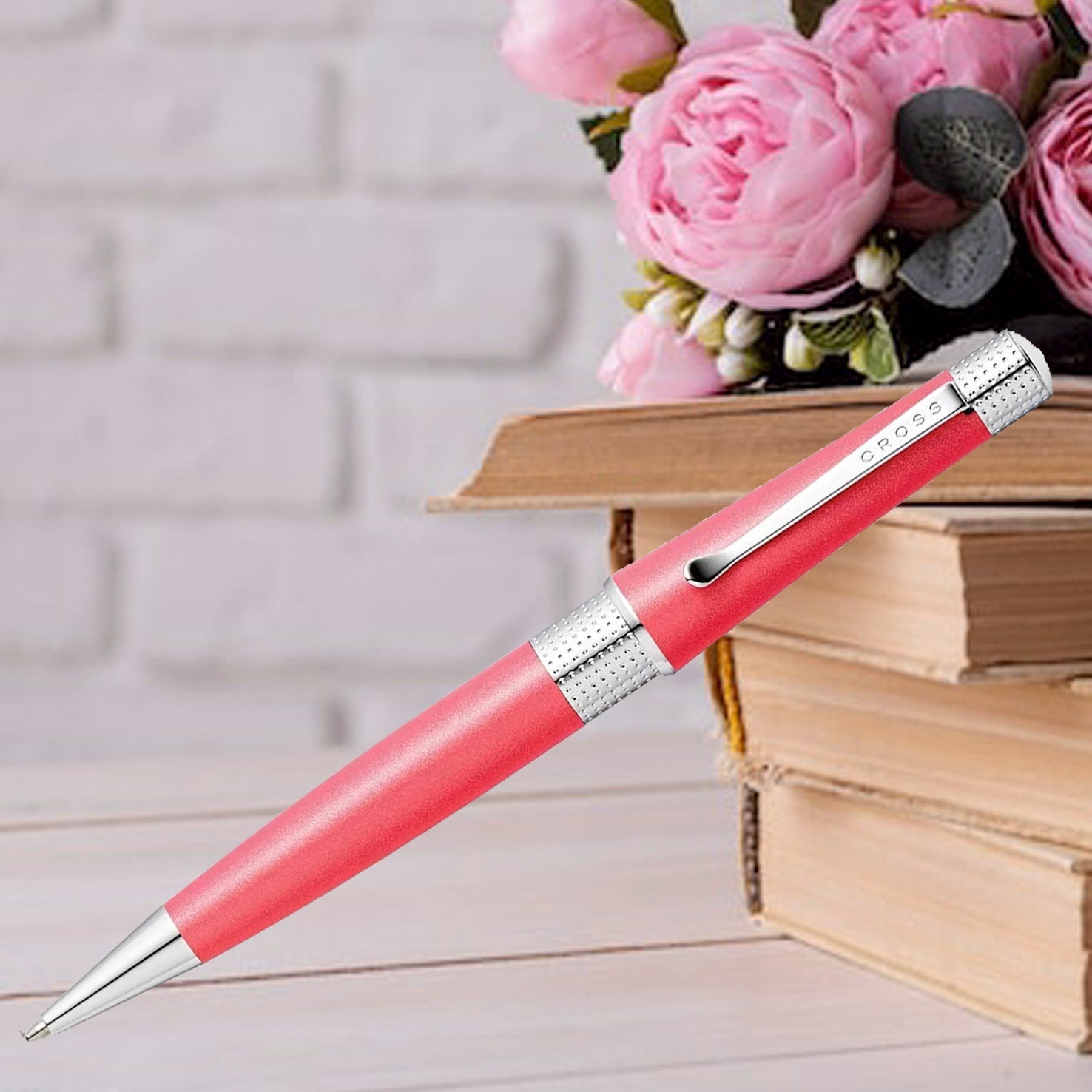 Cross Beverly Coral CT Ballpoint Pen AT0492-21