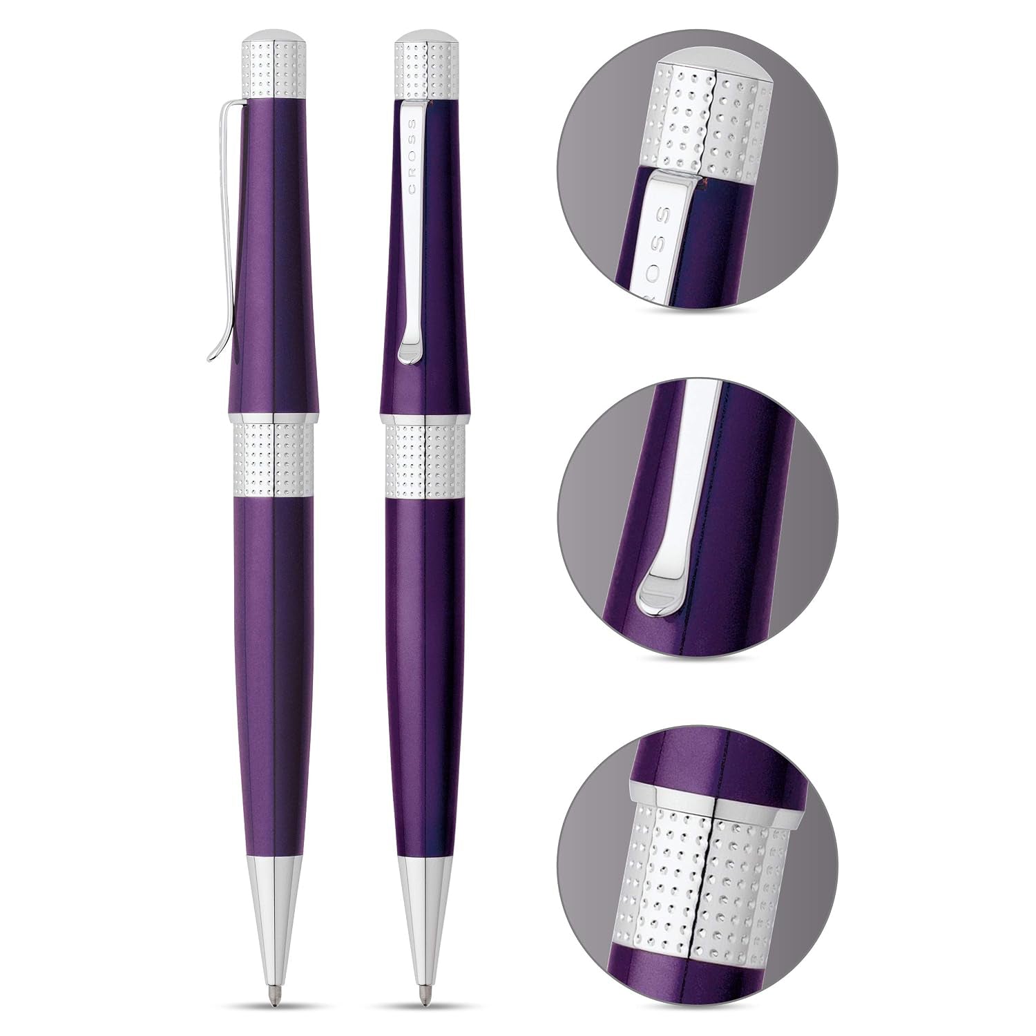 Cross Beverly Purple CT Ballpoint Pen AT0492-7