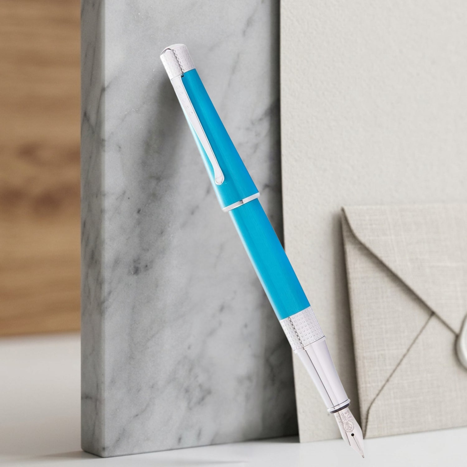 Cross Beverly Teal Lacquer CT Fountain Pen