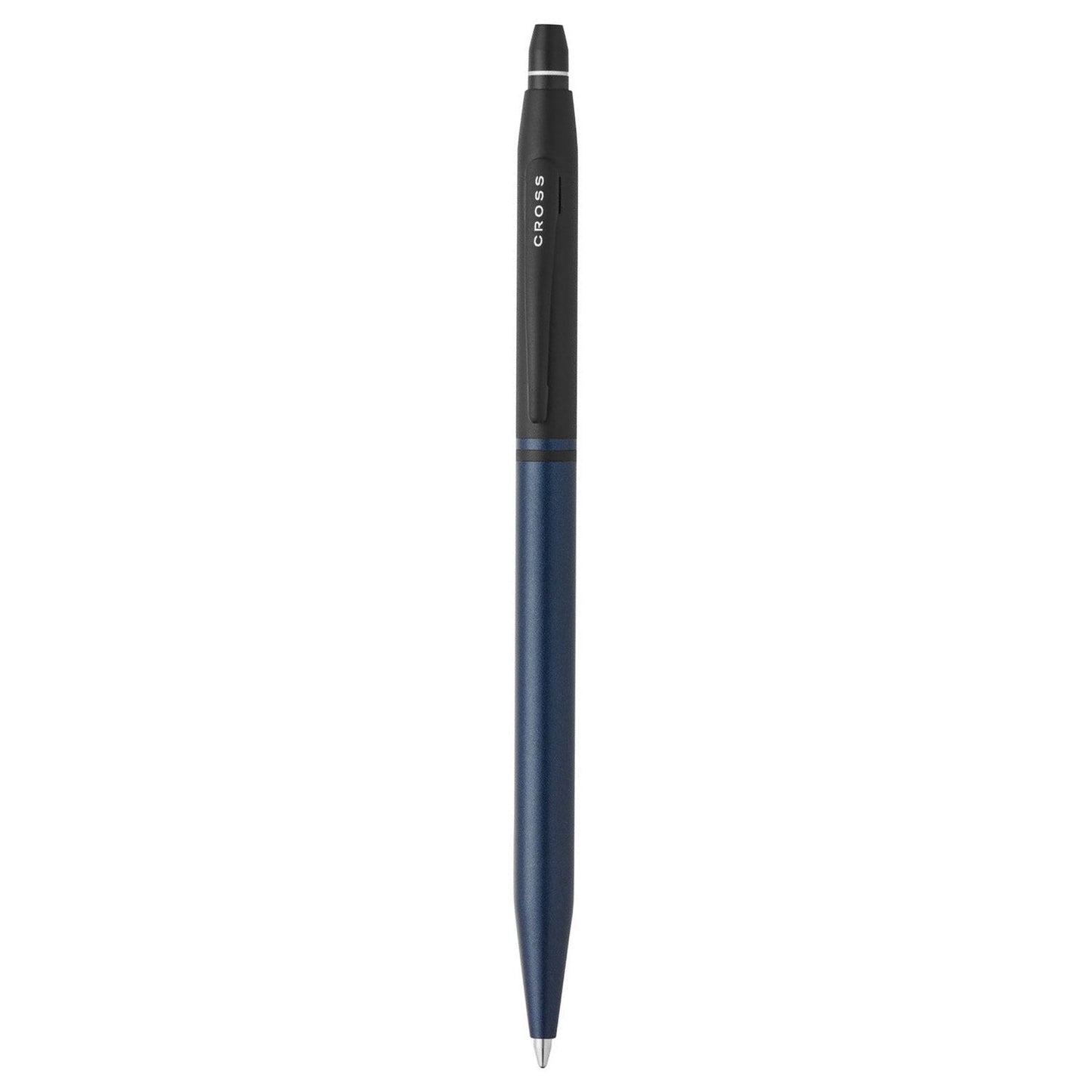 Cross Click Tuxedo Satin Metallic Blue PVD Ballpoint Pen AT0622-124