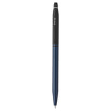 Cross Click Tuxedo Satin Metallic Blue PVD Ballpoint Pen AT0622-124