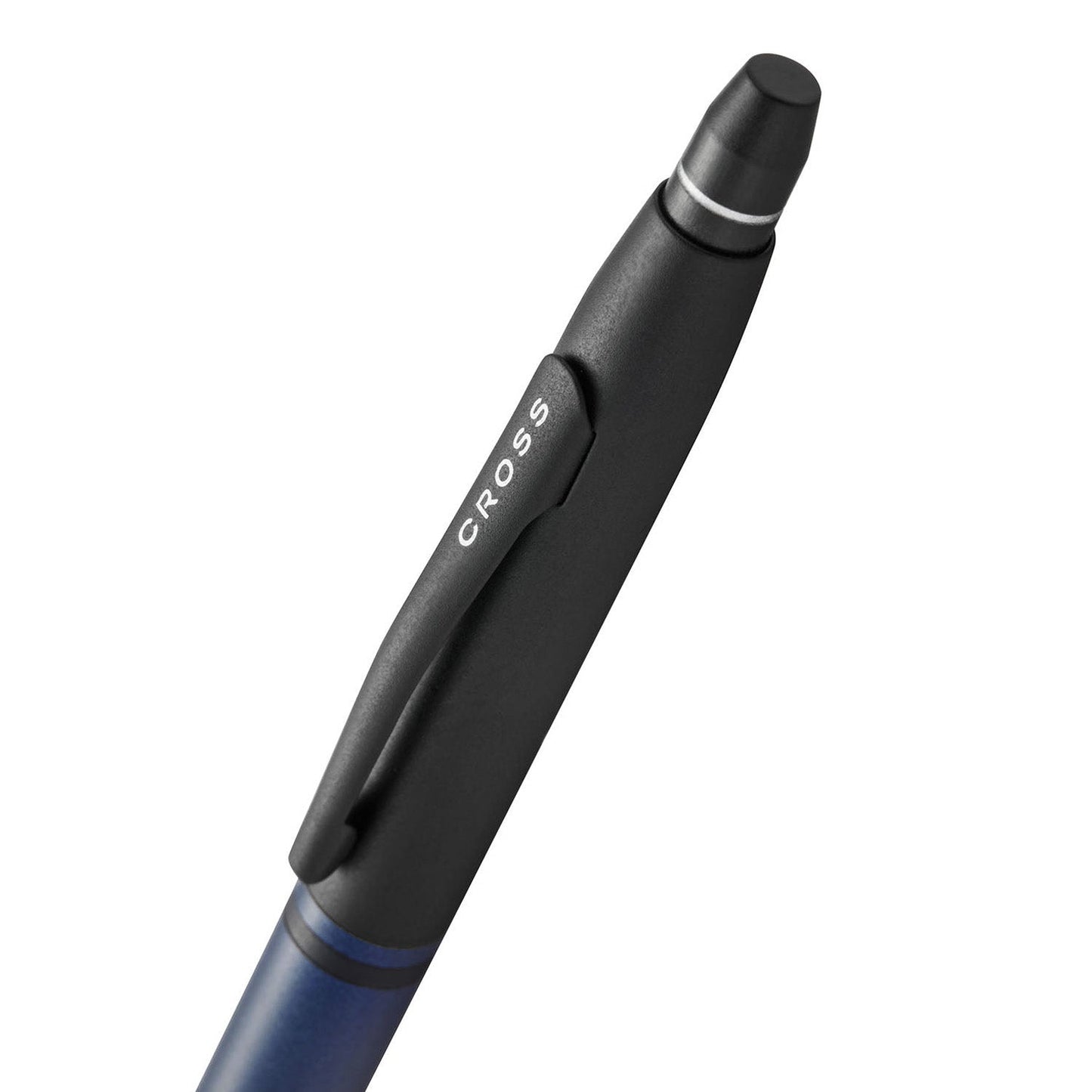 Cross Click Tuxedo Satin Metallic Blue PVD Ballpoint Pen AT0622-124