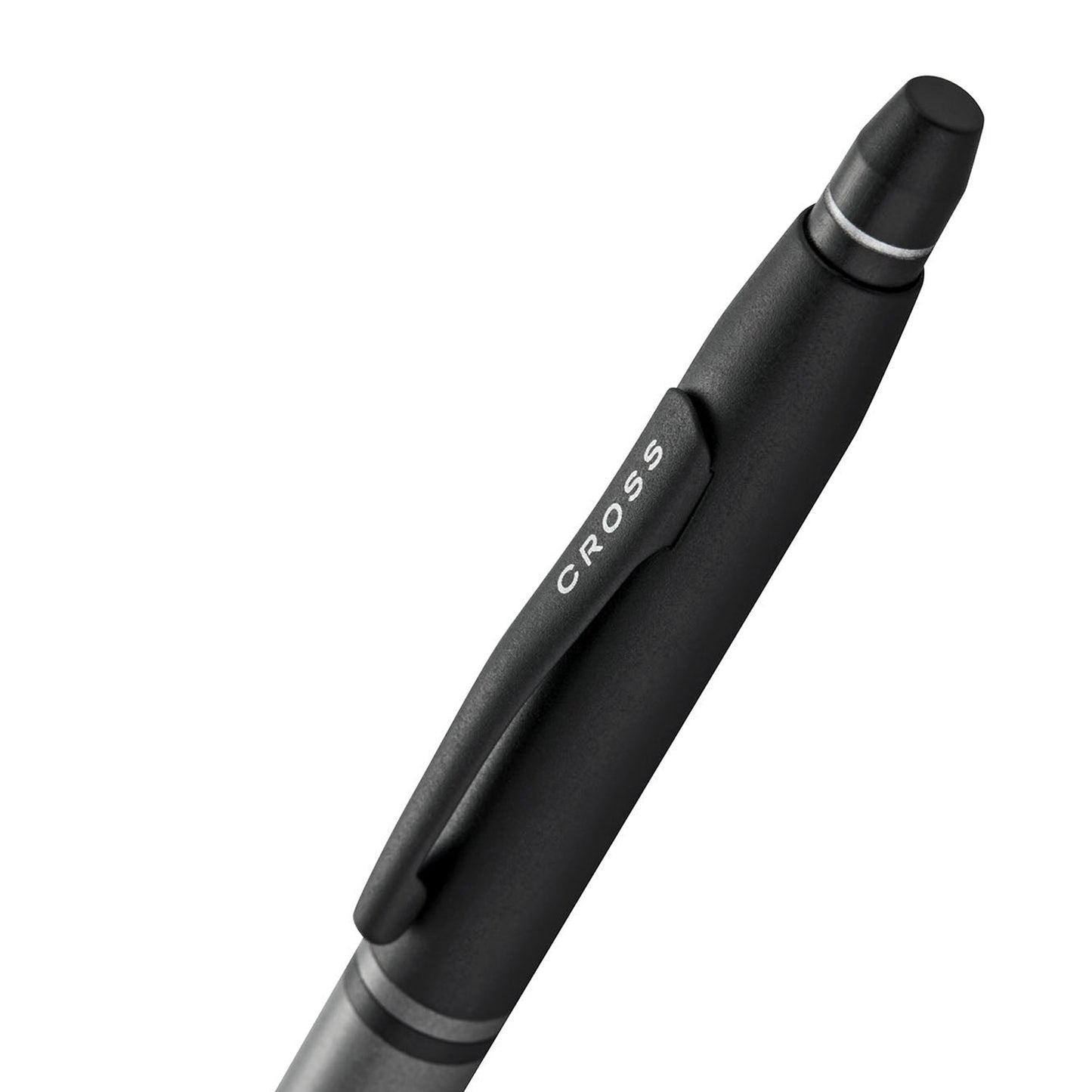 Cross Click Tuxedo Satin Metallic Gray PVD Ballpoint Pen AT0622-127