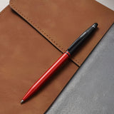 Cross Click Tuxedo Satin Metallic Red PVD Ballpoint Pen AT0622-125