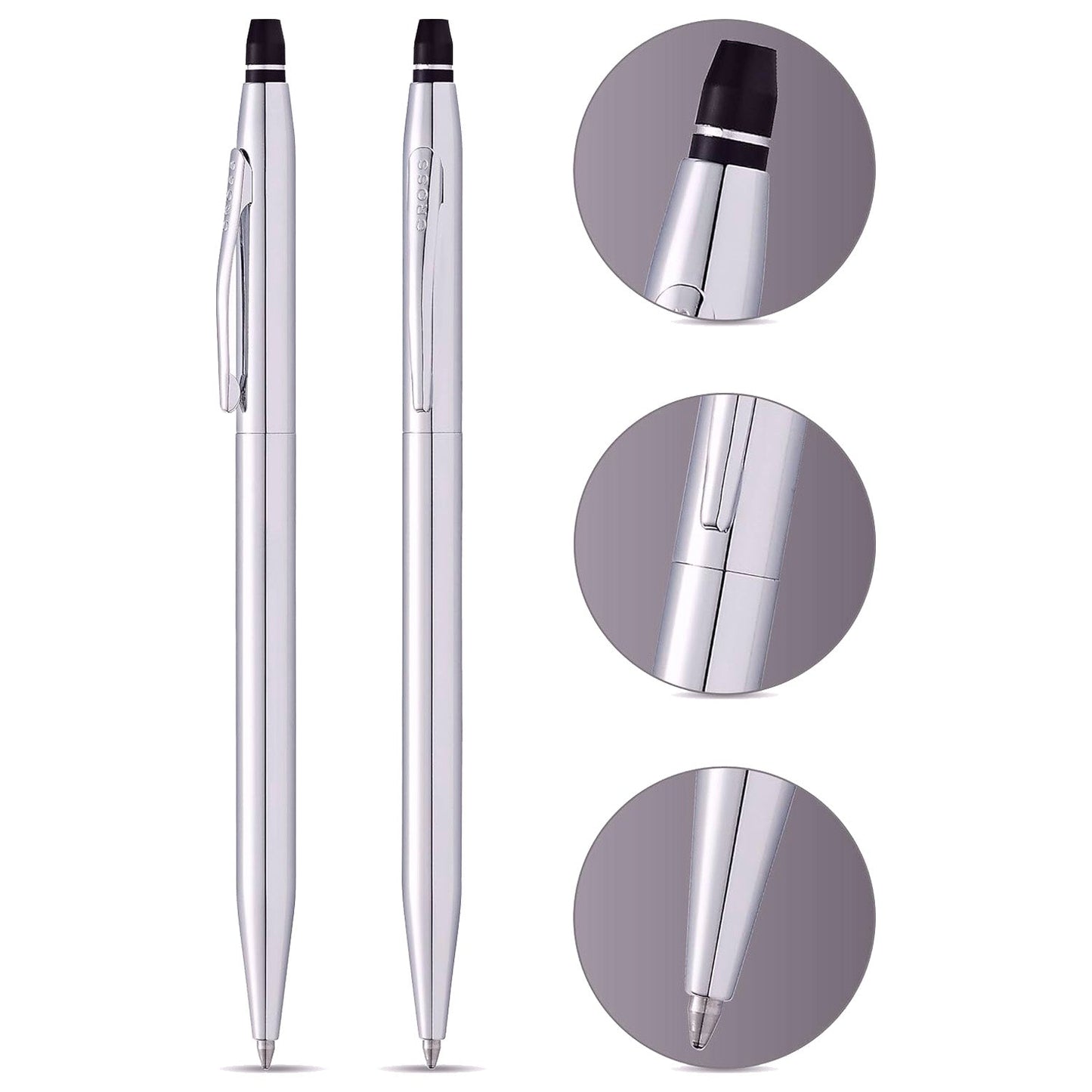 Cross Click Classic Chrome CT Ballpoint Pen AT0622-101