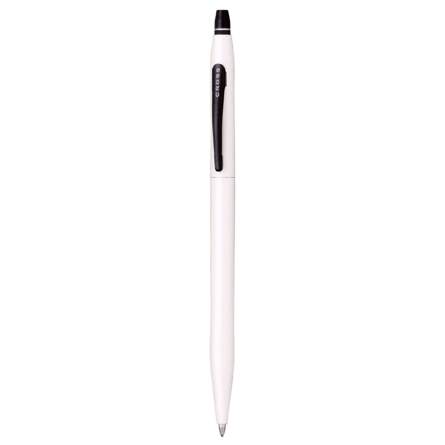 Cross Click Pearlescent White Roller Ball Pen AT0625-3