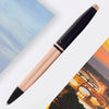 Cross Calais Rose Gold/Black Ballpoint Pen AT0112-27