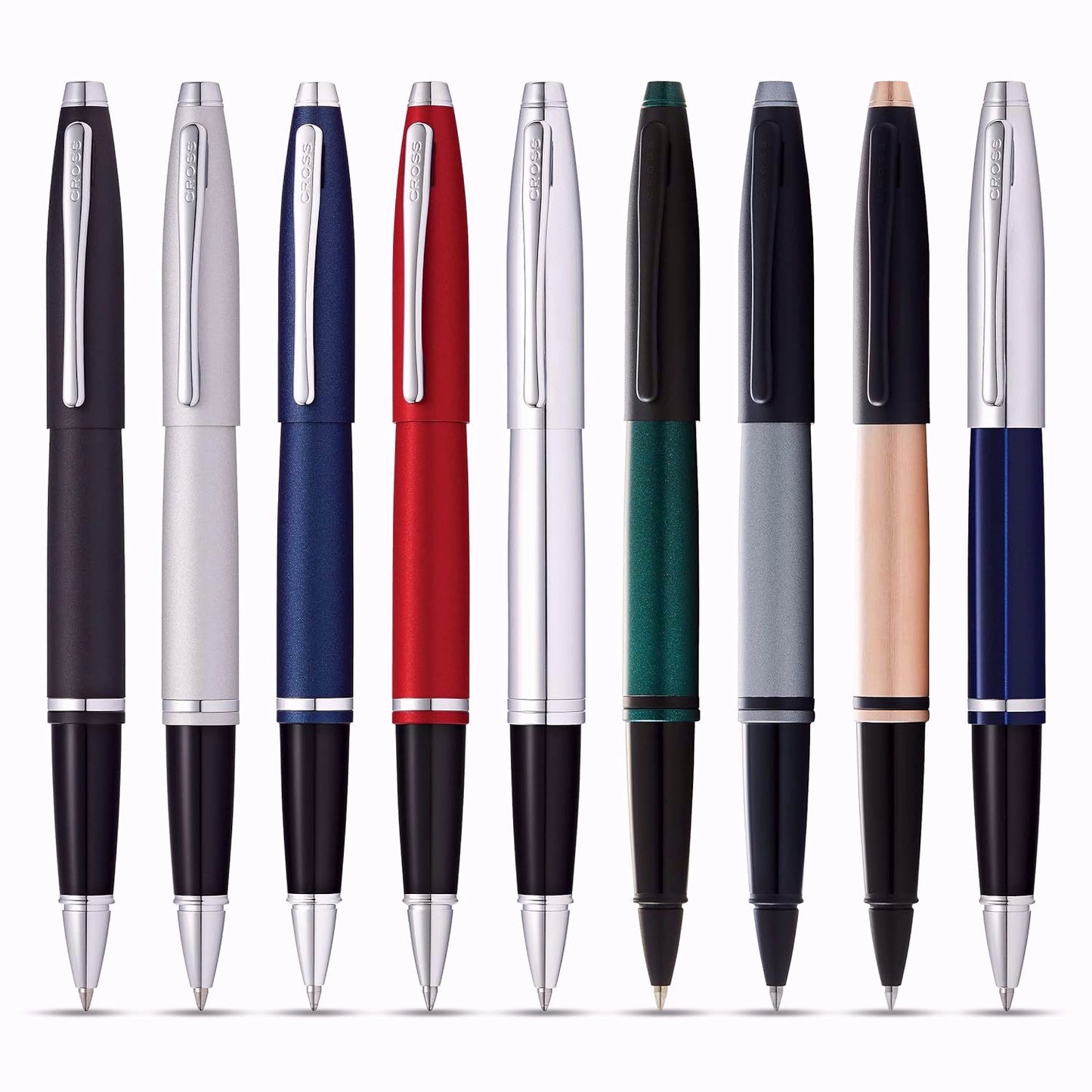 Cross Calais Chrome/Blue CT Roller Ball Pen AT0115-3