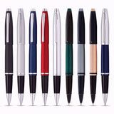Cross Calais Chrome/Blue CT Roller Ball Pen AT0115-3