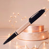 Cross Calais Rose Gold/Black Roller Ball Pen AT0115-27
