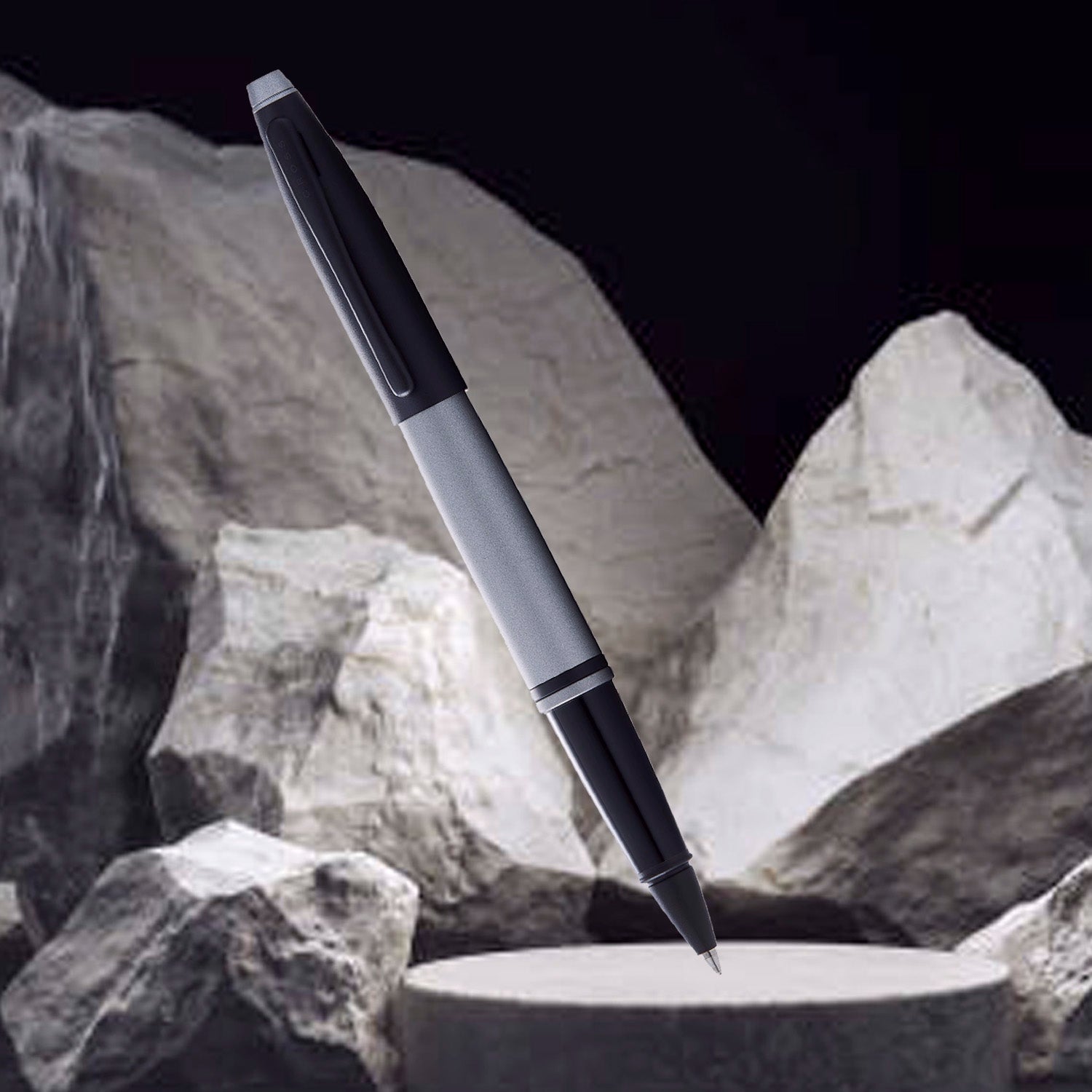 Cross Calais Matte Gray/Black CT Roller Ball Pen AT0115-26