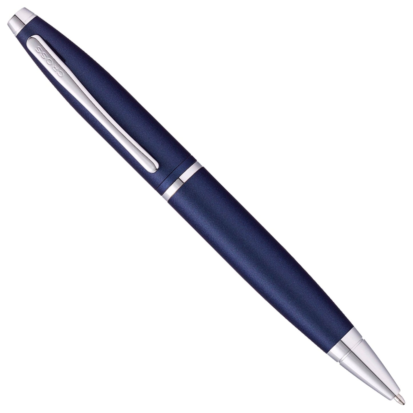 Cross Calais Matte Metallic Midnight Blue CT Ballpoint Pen AT0112-18