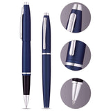 Cross Calais Matte Metallic Midnight Blue CT Roller Ball Pen AT0115-18