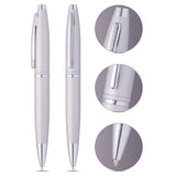 Cross Calais Satin Chrome CT Ballpoint Pen AT0112-16