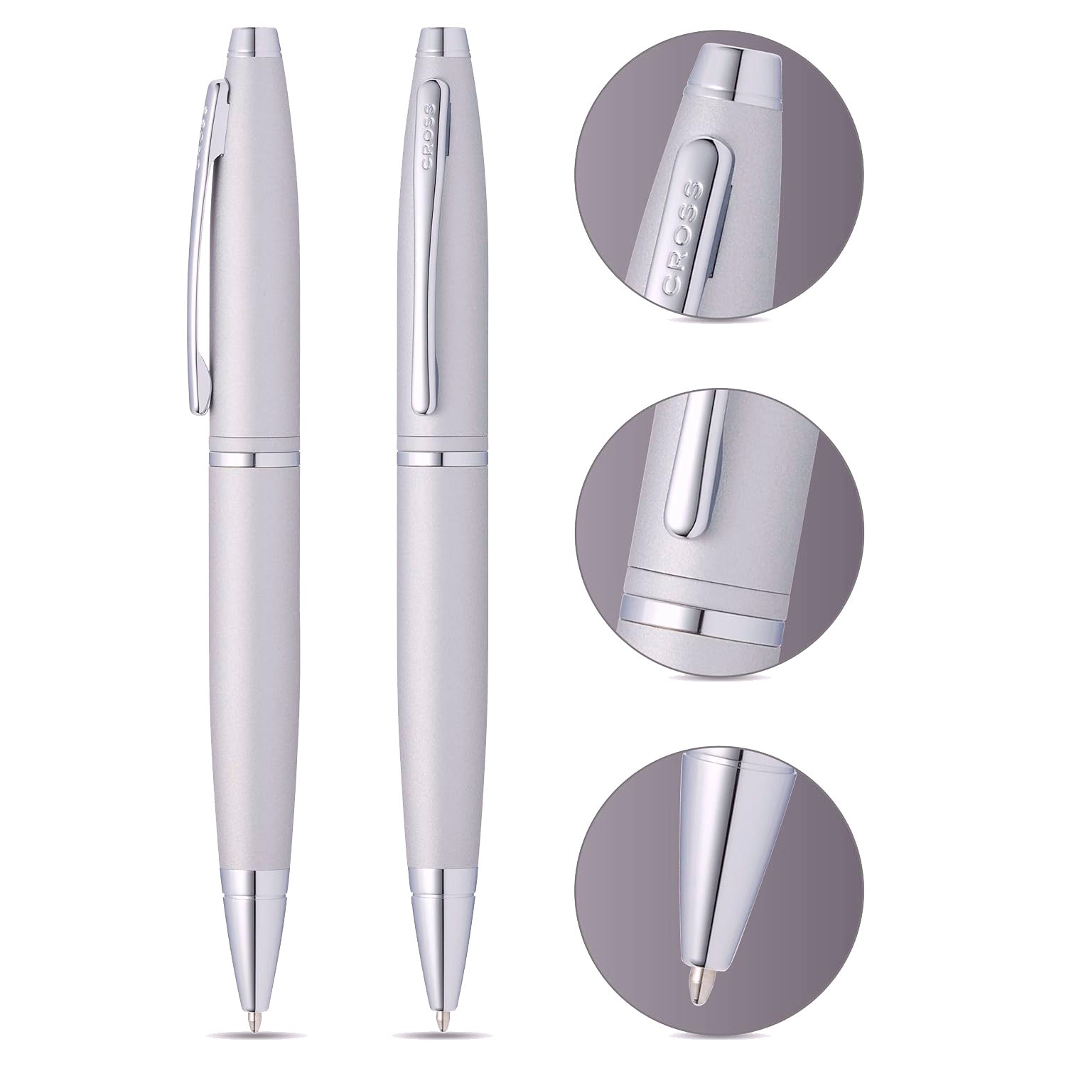 Cross Calais Satin Chrome CT Ballpoint Pen AT0112-16