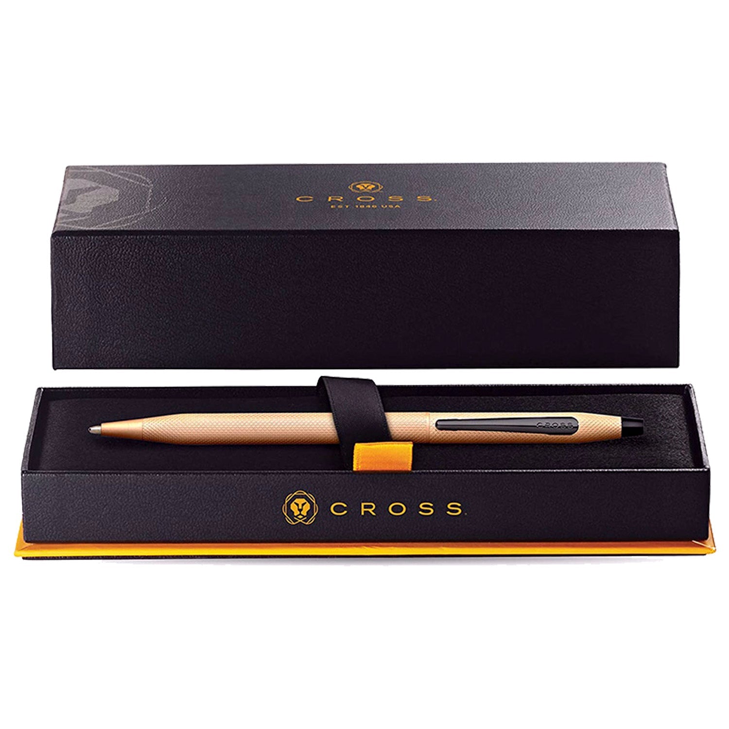 Cross Classic Century Brushes Rose Gold Ballpoint Pen AT0082-123
