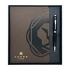 Cross Coventry Black CT Ballpoint Pen + Executive Journal Brown Gift Set AT0662-6
