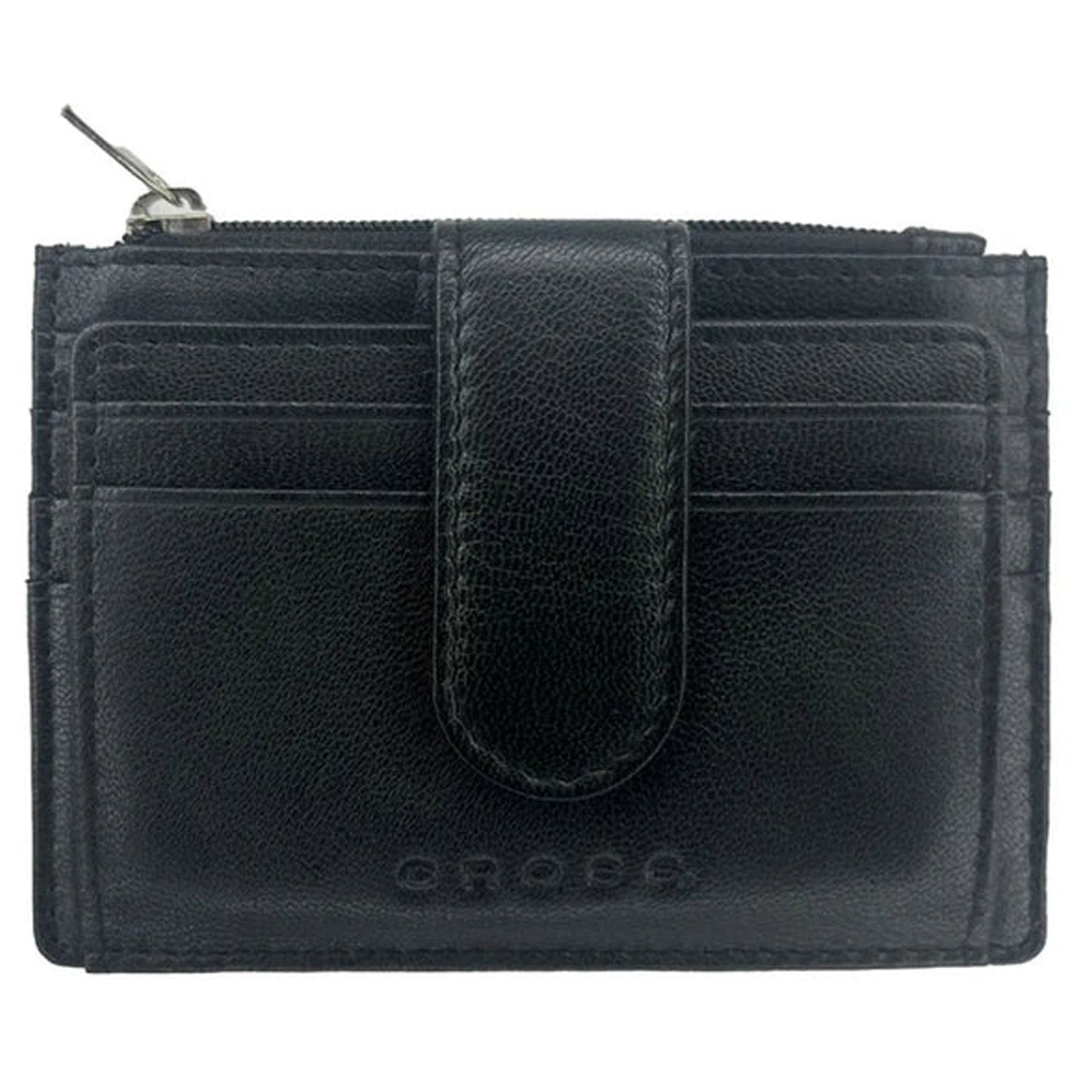 Cross Coventry Black GT Ballpoint Pen + Leather Card Holder Black Gift Set AT0662-11