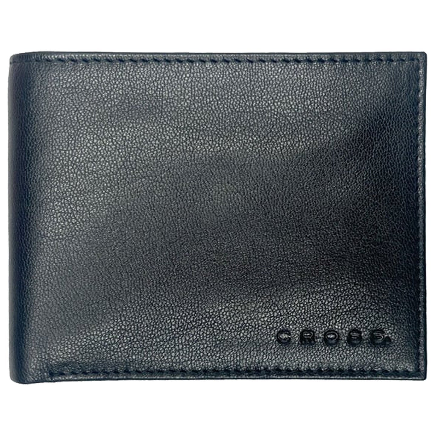 Cross Coventry Black GT Ballpoint Pen + Leather Card Wallet Black Gift Set AT0662-11