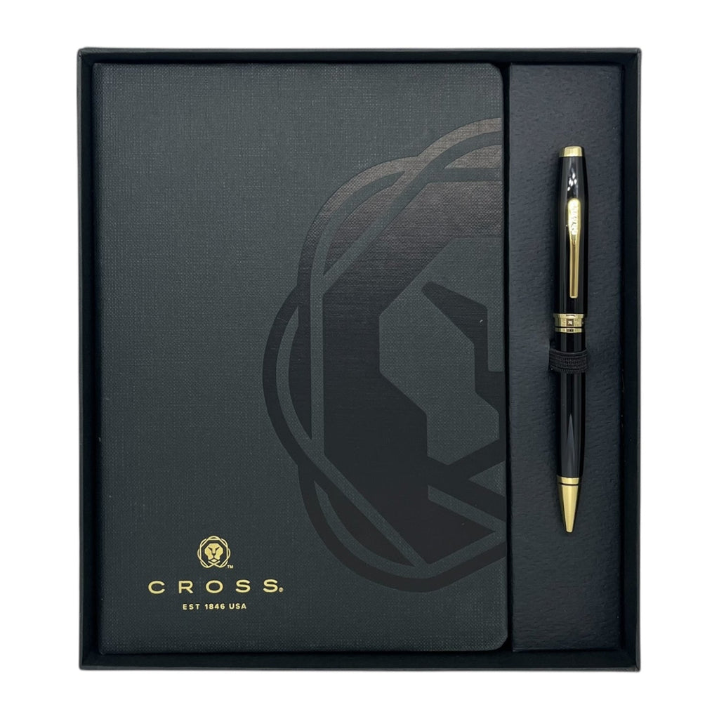 Cross Coventry Black GT Ballpoint Pen + Executive Journal Black Gift Set AT0662-11