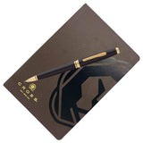 Cross Coventry Black GT Ballpoint Pen + Executive Journal Brown Gift Set AT0662-11