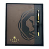 Cross Coventry Black GT Ballpoint Pen + Executive Journal Brown Gift Set AT0662-11