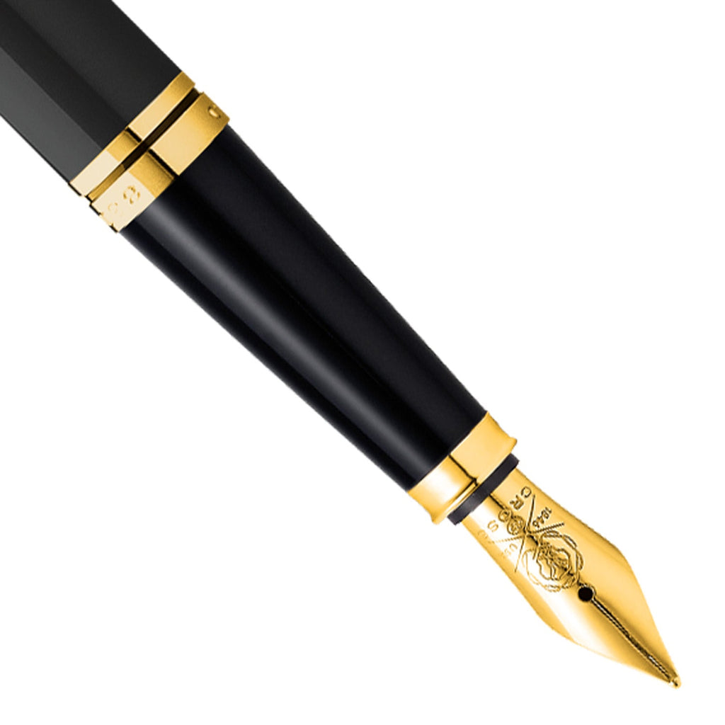 Cross Coventry Lacquer Black GT Fountain Pen Fine Nib AT0666-11 - Image 2