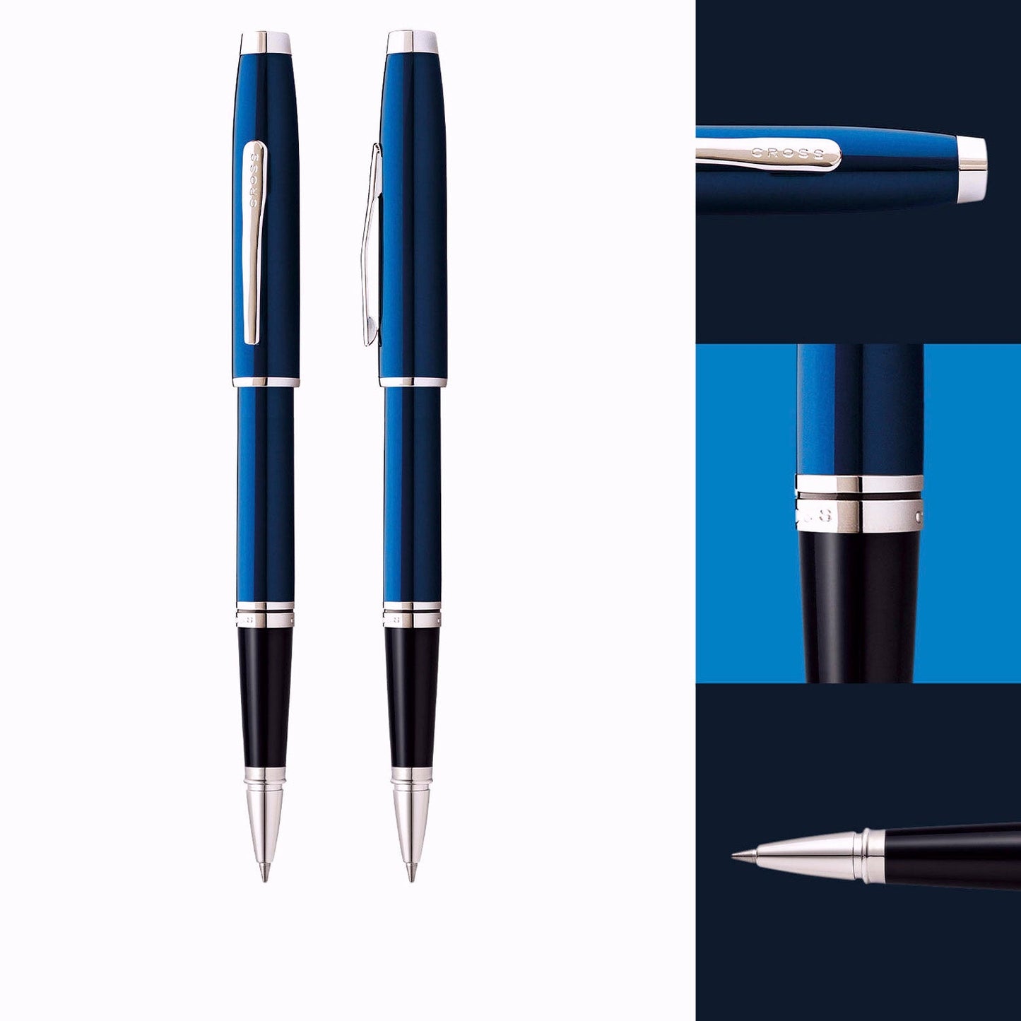 Cross Coventry Blue Lacquer CT Roller Ball Pen AT0665-9