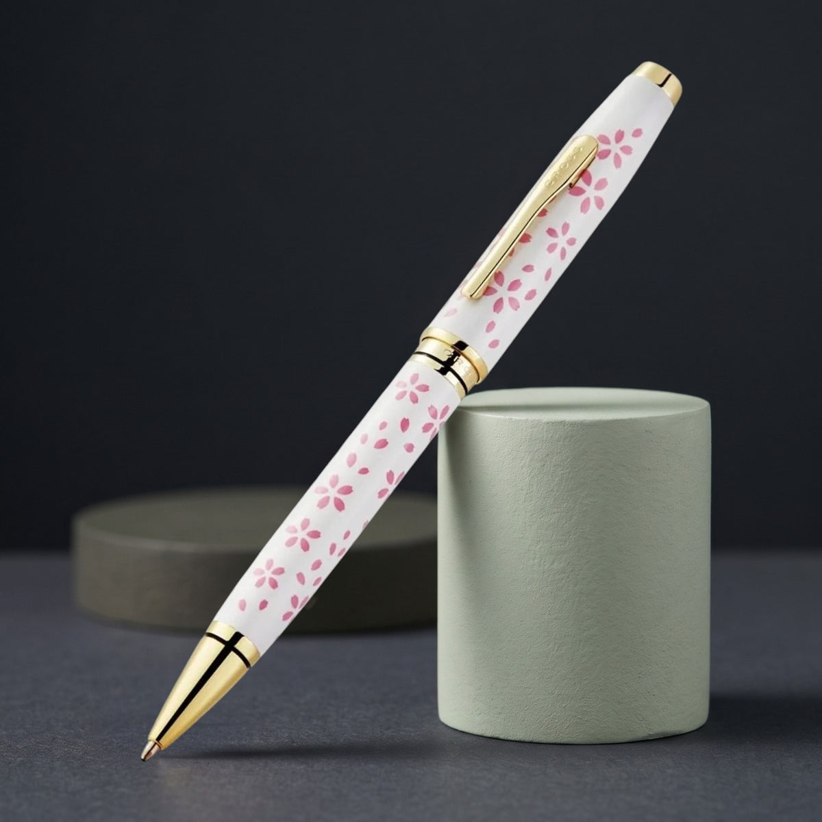 Cross Coventry Cherry Blossom Pearl White GT Ballpoint Pen AT0662-15