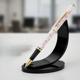 Cross Coventry Cherry Blossom Pearl White GT Roller Ball Pen AT0665-15
