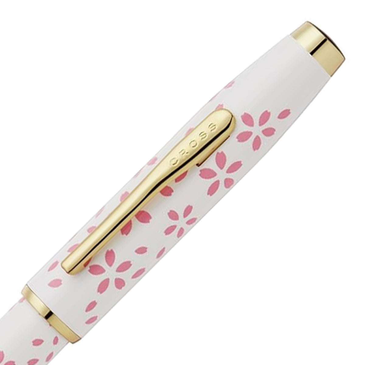 Cross Coventry Cherry Blossom Pearl White GT Roller Ball Pen AT0665-15