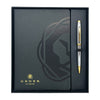 Cross Coventry Chrome GT Ballpoint Pen + Executive Journal Black Gift Set AT0662-2