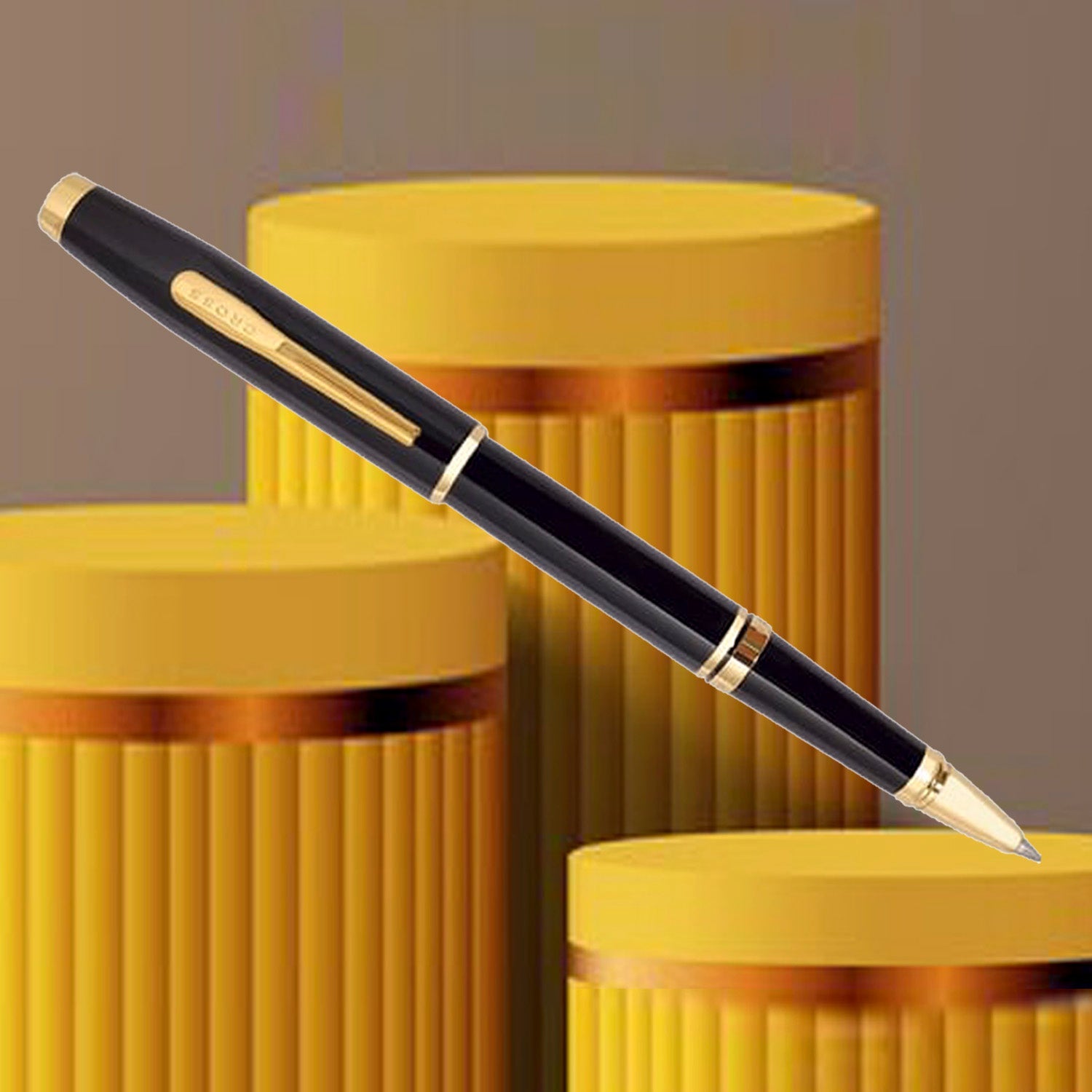 Cross Coventry Classic Black Lacquer GT Roller Ball Pen AT0665-11