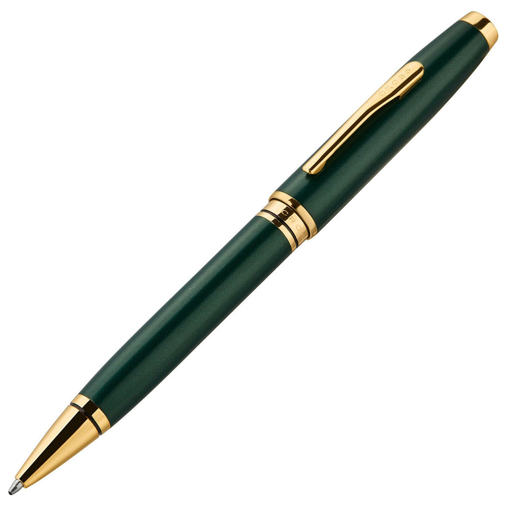 Cross Coventry Matte Green Gold Tone Trim Ballpoint Pen AT0662-14