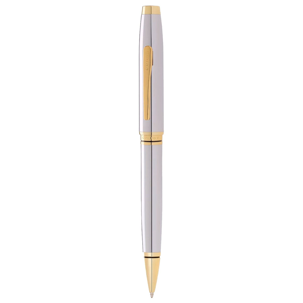 Cross Coventry Chrome Gold Tone Trim Ballpoint Pen AT0662-2 - Image 4