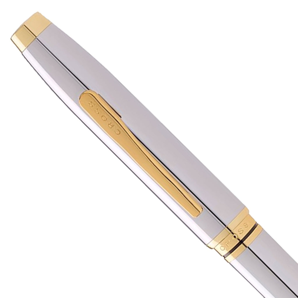 Cross Coventry Chrome Gold Tone Trim Ballpoint Pen AT0662-2 - Image 2