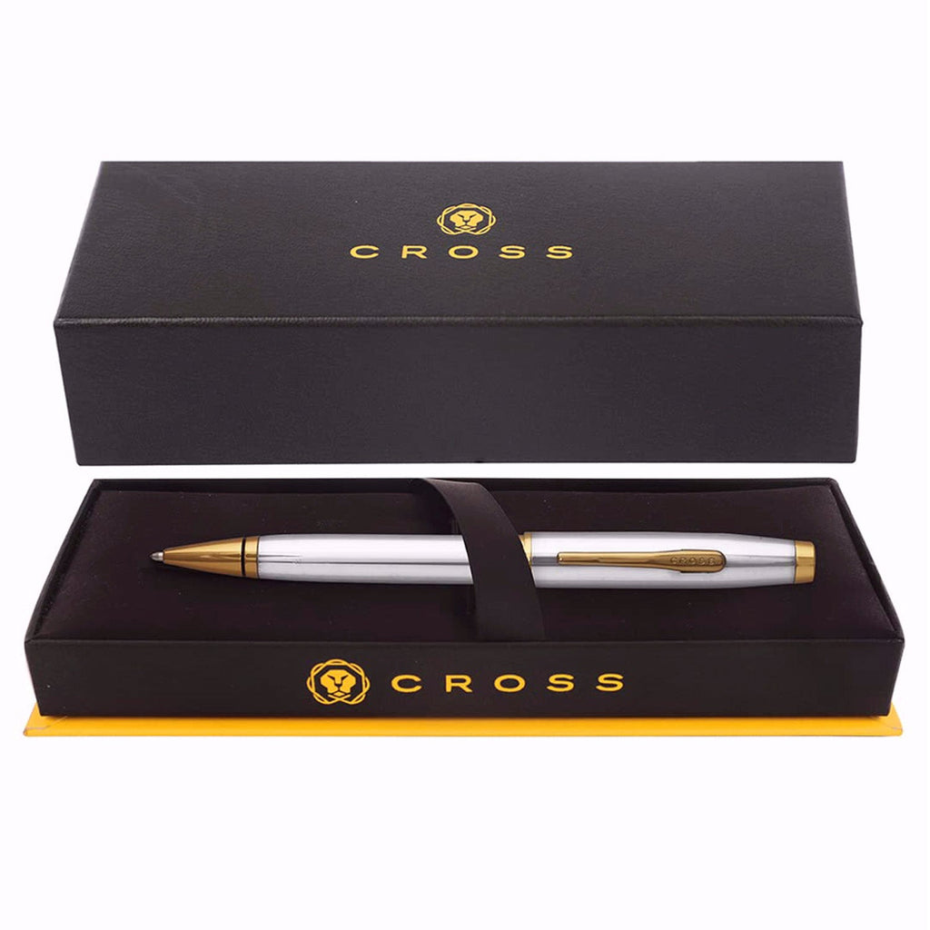 Cross Coventry Chrome Gold Tone Trim Ballpoint Pen AT0662-2 - Image 7