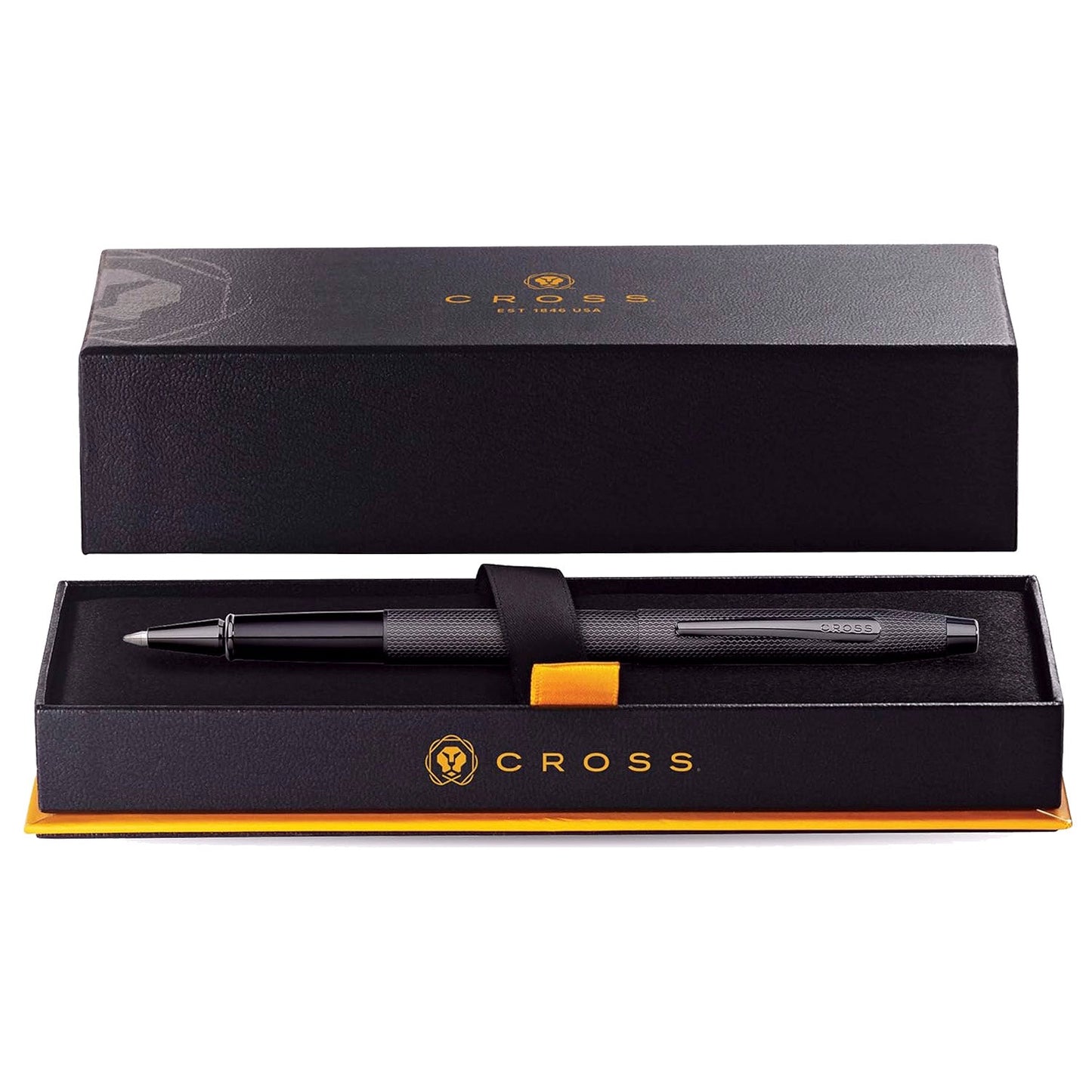 Cross Classic Century Brushed Black Roller Ball Pen AT0085-122
