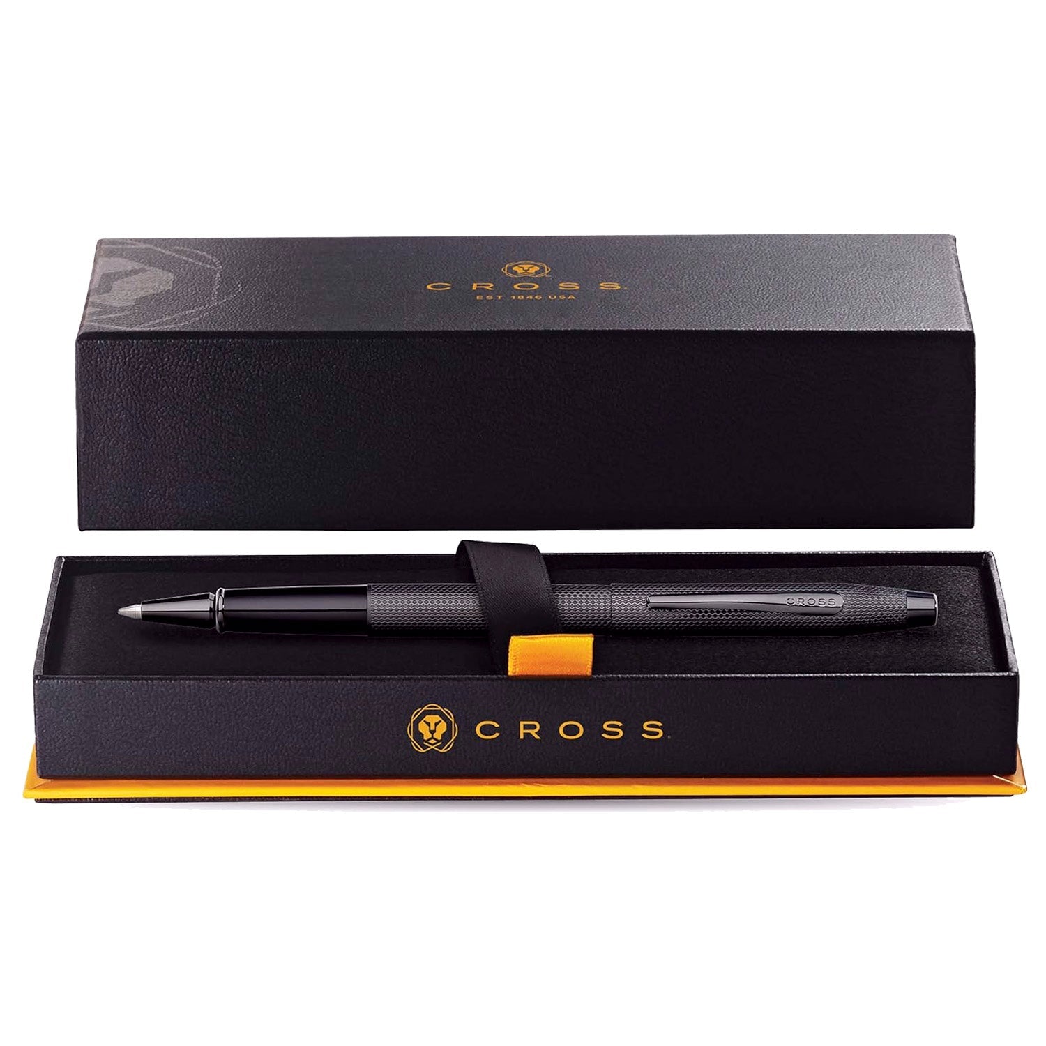 Cross Classic Century Brushed Black Roller Ball Pen AT0085-122