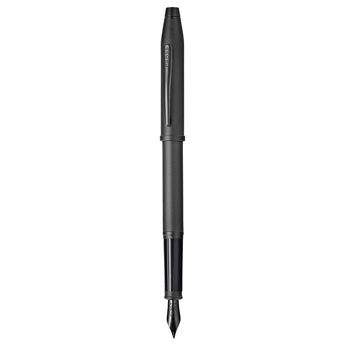 Cross Century II Black Micro Knurl PVD Fountain Pen