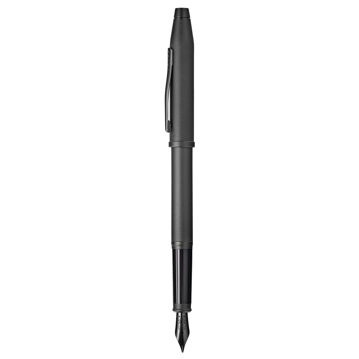 Cross Century II Black Micro Knurl PVD Fountain Pen