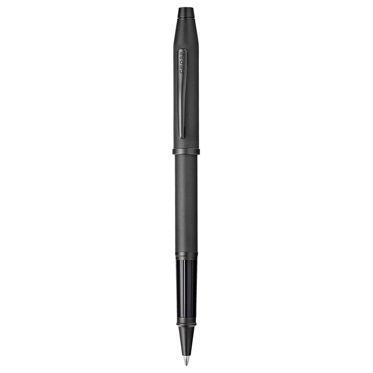 Cross Century II Black Micro Knurl PVD Roller Ball Pen AT0085-132