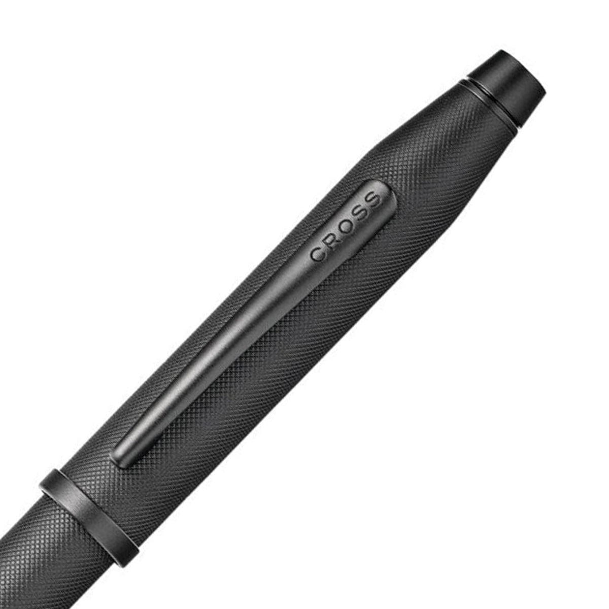 Cross Century II Black Micro Knurl PVD Roller Ball Pen AT0085-132