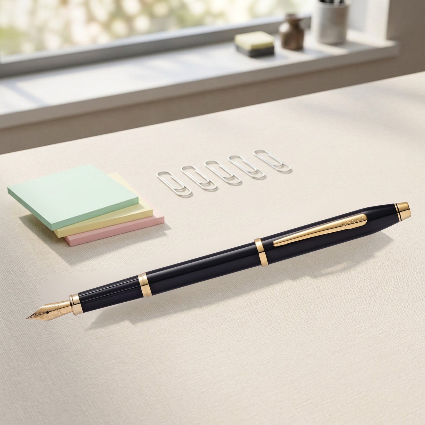 Cross Century II Black Lacquer GT Fountain Pen