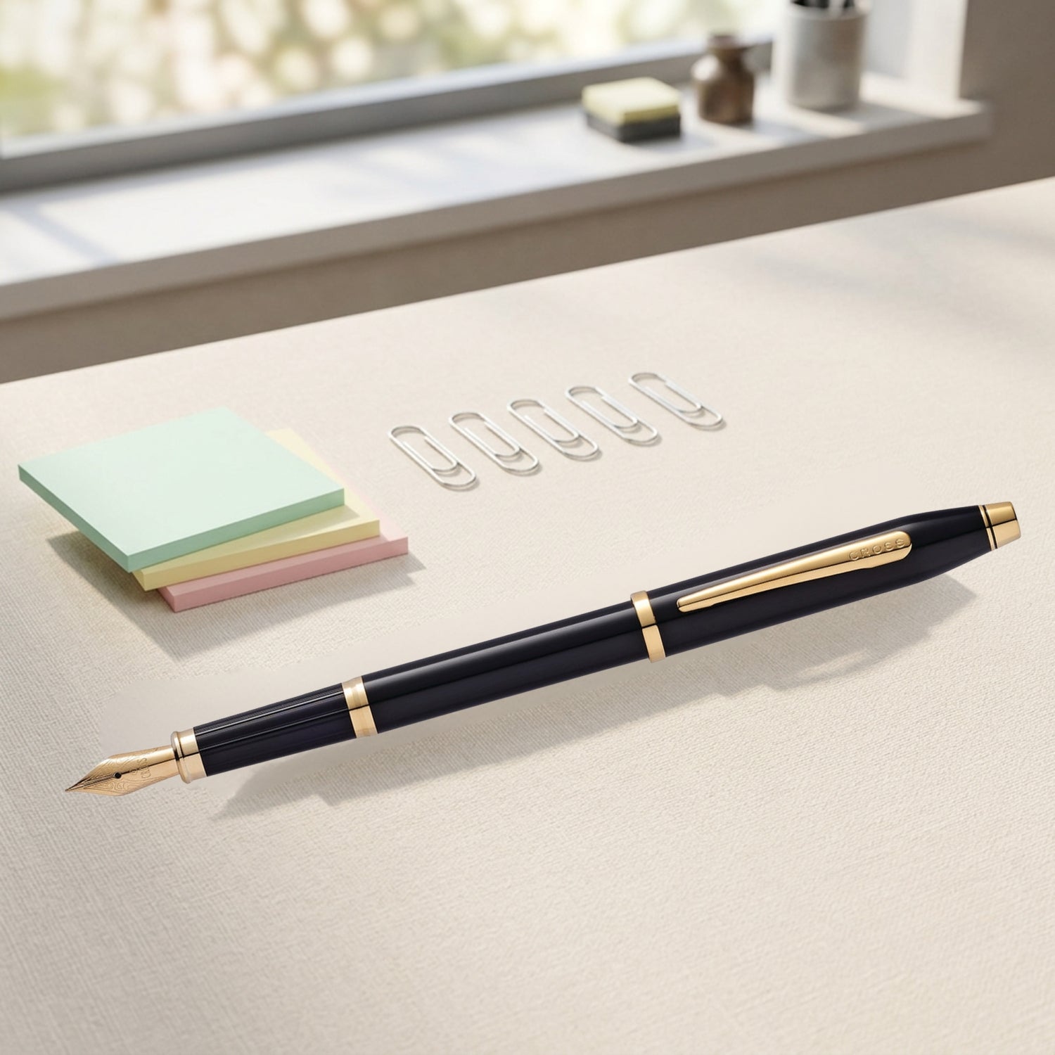Cross Century II Black Lacquer GT Fountain Pen