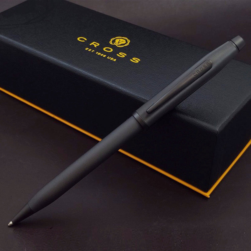 Cross Century II Black Micro knurl Ballpoint Pen AT0082WG-132
