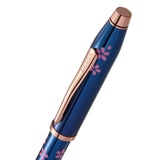 Cross Century II Cherry Blossom Transiucent Blue RGT Roller Ball Pen AT0085WG-163