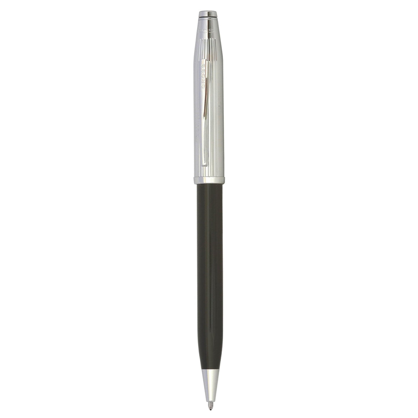 Cross Century II Chrome/Translucent Black Lacquer CT Ballpoint Pen AT0082WG-42