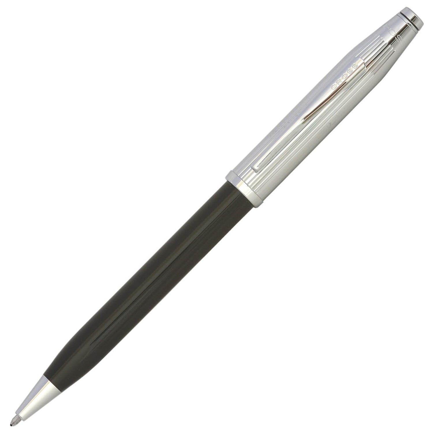 Cross Century II Chrome/Translucent Black Lacquer CT Ballpoint Pen AT0082WG-42